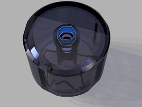 caja de válvula 3d la impresión tuerca espacio stash cuadro 3d print model - Mito3D