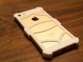 slim iphone se 5s covers mobile case 3d print model - Mito3D