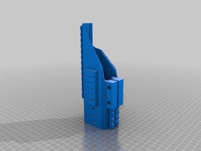 arme de poing tri-rail montage remix test d'autres 3d slash 3d print model - Mito3D