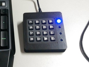 login-pad computer Tastatur 3d print model - Mito3D