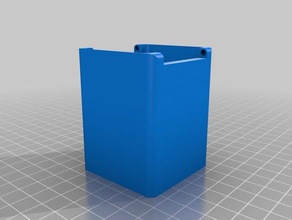personalizzato cerniera magnetica scatola base contenitori 3d print model - Mito3D