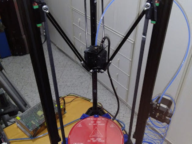 anycubic kossel delta lettino riscaldato monte vetro titolare modelli simili 220mm riscaldata letto 200mm di 3d la stampa a anycubuc pcb montaggio mini rostock 3D print model - Mito3D