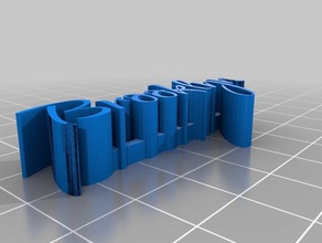 brooklyn personalizado 3d placa de nome esculturas 3d print model - Mito3D