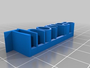 thomas personalizado 3d placa de nome esculturas 3d print model - Mito3D