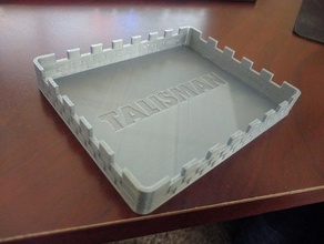 talismano carattere del vassoio di carta dadi giochi gioco da tavolo talisman 3d print model - Mito3D