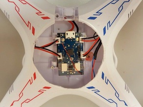 quanum pico monte syma x5c la robótica drone el controlador de vuelo mav 3d print model - Mito3D