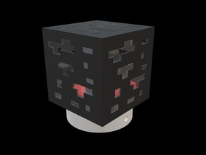 minecraft gece lambası video oyunlar 3d print model - Mito3D