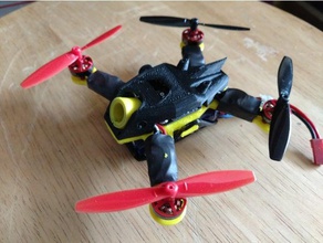 tangente quadcopter quadro rc veículos 3d print model - Mito3D