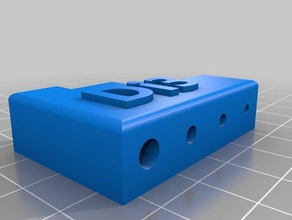 di3 hex wrench holder 3d printer accessories wanhao duplicator i3 3d print model - Mito3D