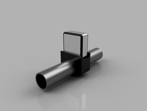 tubo de rotação titular indicador automotivo 3d print model - Mito3D