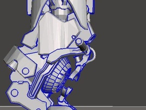 zarya de partículas canhão 11 adereços overwatch cosplay videogame 3d print model - Mito3D