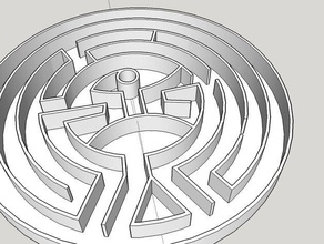 labyrinthe accessoires de jeu westworld 3d print model - Mito3D