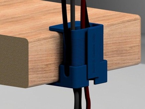 Kabel-clip office Kabel-Halter Kabel-management equipment 3d print model - Mito3D