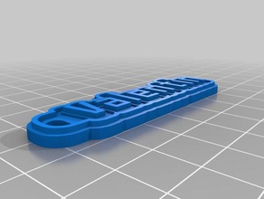 valentin llaveros personalizado 3d print model - Mito3D