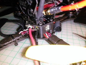 single ws2812 led holder geprc zx4 zx5 zx6 vehicles quadcopter 3d print model - Mito3D