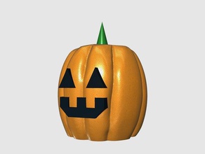 pumpkin light decor halloween 3d print model - Mito3D