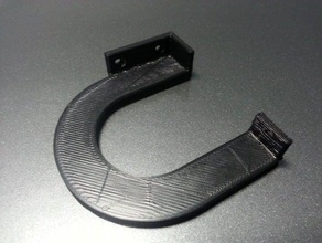 scanner di codici a barre titolare lato montaggio strumento i titolari caselle appendiabiti fondina utensile 3d print model - Mito3D