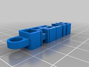 caelib mensaje personalizado llavero organización 3d print model - Mito3D
