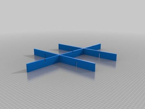 toolbox dividers organization lasercut organizer 3d print model - Mito3D