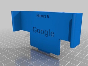 nexus 6 wcase móvil teléfono personalizado 3d print model - Mito3D