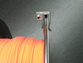 filament clip 3d de l'imprimante accessoires 175mm titulaire bobine 3d print model - Mito3D