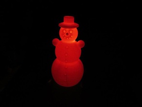 snowman schneemann 120mm rgb yavaş cr2032 pili Noel yanıp sönen led heykeller 3d baskı 3d-baskı-ka 3d-baskı-kawebde 3dmodel <url> 3dprintable çizgi düğme hücre mum süsü süsleri pil tasarım akşam yemeği diyot şekil el feneri şapka karlsruhe LED rgb-led kardan adam modeli stutensee weihnachten beyaz kış xmas süslemeleri 3d print model - Mito3D