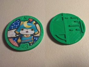 shogunyan yo-kai medaglioni giocattolo gioco accessori personalizzato 3d print model - Mito3D