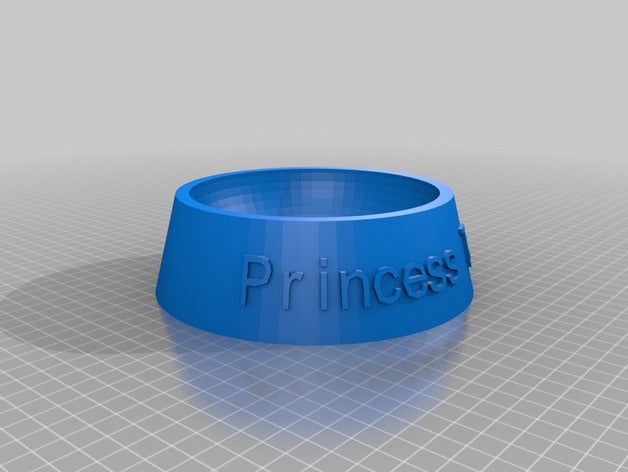 Prinzessin Aufzeichnung Haustiere angepasst 3D print model - Mito3D