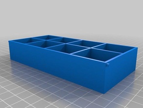 volle Flasche pill box remix Container angepasst 3d print model - Mito3D