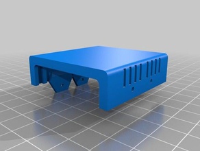 box1-la parte superior la electrónica personalizado 3d print model - Mito3D