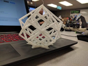 lattice cube 3d printing tests 2 square awesome benchmark cool geometric model rotation solidworks test print youtube 3d print model - Mito3D