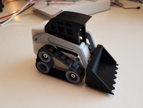 bobcat remix rc Fahrzeuge Lager er9x lego mini track loader turnigy 3d print model - Mito3D