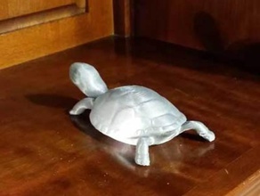 tartaruga1 Tiere 3d-Tier 3d-Skulptur animali Kreatur tartaruga di terra Schildkröte 3d print model - Mito3D