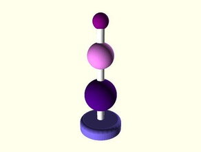 vibrating balls -parameterized diy toys vibration 3d print model - Mito3D