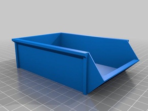 meine angepasste einfache Teil bin Container 3d print model - Mito3D