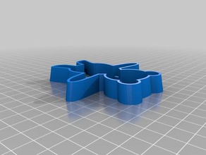 urso de pelúcia doces estêncil diy 3d print model - Mito3D
