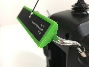 taranis yama Anten monte edin rc araç drone esnek gerçek 3d print model - Mito3D