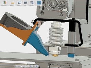 printrbot simple metal blower fan mount 3d printer parts 3d print model - Mito3D