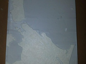 condado de marin outros mapa 3d print model - Mito3D