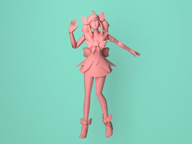 estrella tutor lux video juegos personaje de anime los caracteres modelo niña humanos la liga leagueoflegends leyendas magia videojuegos 3D print model - Mito3D