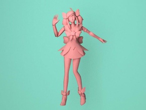 star guardian lux video games anime character characters model girl human league leagueoflegends legends magic game 3d print model - Mito3D