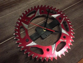 moto pignone clock di conversione staffa arredamento ingranaggio kit 3d print model - Mito3D