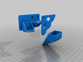 meine angepassten hot-end-mount-generator für verschiedene Kutschen hot ends Optionen 3d Drucker Teile 3d print model - Mito3D