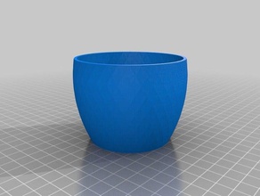 il mio personalizzato poligono vaso di coppa del braccialetto generatore arredamento 3d print model - Mito3D