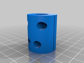 z-axis coupler stepper pulley threaded rod coupling 3d printer parts 3dmodel customized rods 3d print model - Mito3D