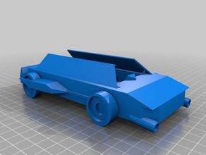 unschlagbar amored Fahrzeug 3d drucken 3d print model - Mito3D