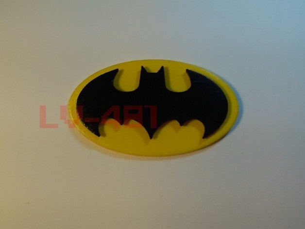 batman logosu diğer sembolü çizgi roman 3D print model - Mito3D