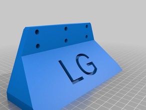 lg commercial m3200 monitor stand computer mount 3d print model - Mito3D