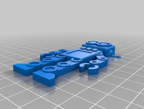 Roboter Schlüsselanhänger angepasst 3d print model - Mito3D
