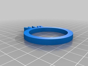 vin personalizado anéis de guardanapo a cozinha jantar 3d print model - Mito3D